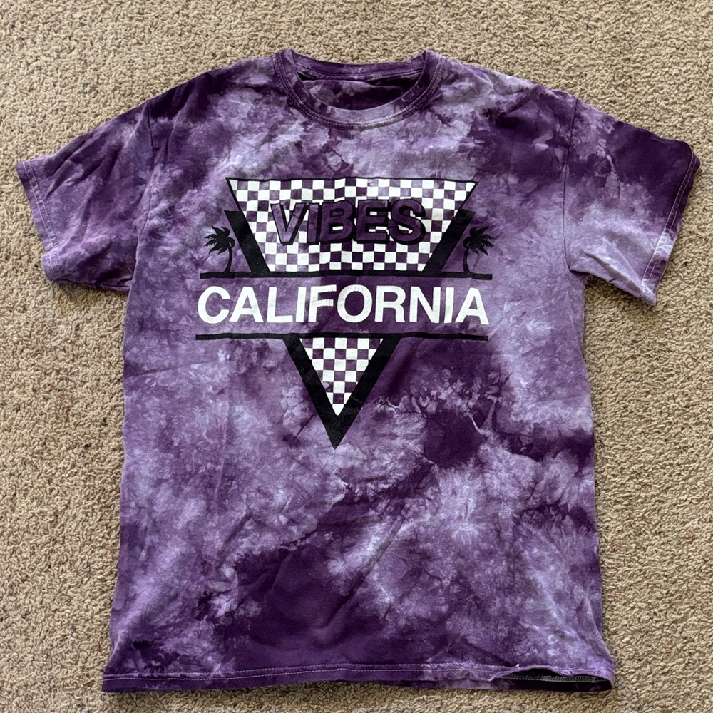 Purple Tie-Dye Shirt